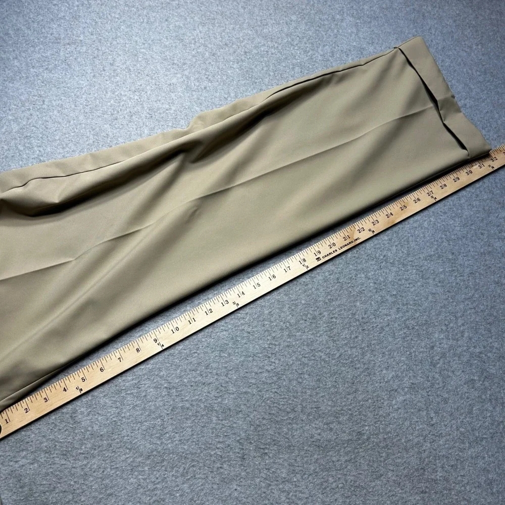 Callaway Golf Pants Pleated Mens 36x32 Khaki Tan‎ Performance Cuffed Classic